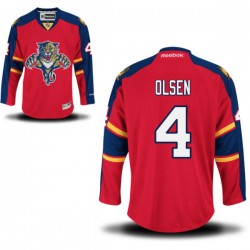 Dylan Olsen Florida Panthers Reebok Premier Home Jersey (Red)