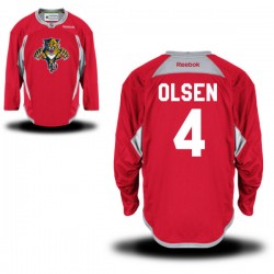 Dylan Olsen Florida Panthers Reebok Authentic Practice Team Jersey (Red)