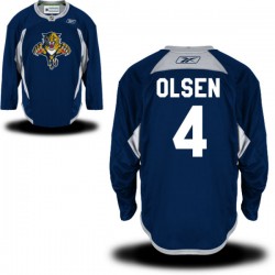 Dylan Olsen Florida Panthers Reebok Authentic Practice Alternate Jersey (Royal Blue)