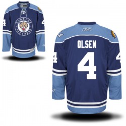 Dylan Olsen Florida Panthers Reebok Authentic Alternate Jersey (Navy Blue)