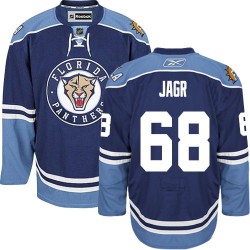 Jaromir Jagr Florida Panthers Reebok Authentic Third Jersey (Navy Blue)