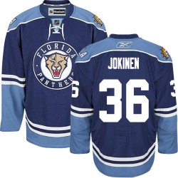 Jussi Jokinen Florida Panthers Reebok Authentic Third Jersey (Navy Blue)