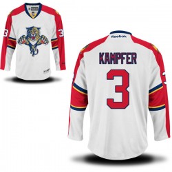 Steven Kampfer Florida Panthers Reebok Authentic Away Jersey (White)