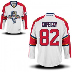 Tomas Kopecky Florida Panthers Reebok Authentic Away Jersey (White)