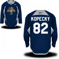 Tomas Kopecky Florida Panthers Reebok Authentic Practice Alternate Jersey (Royal Blue)