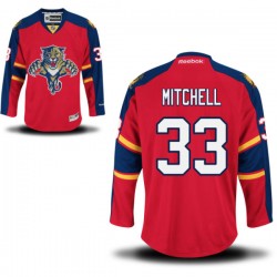 Willie Mitchell Florida Panthers Reebok Authentic Home Jersey (Red)