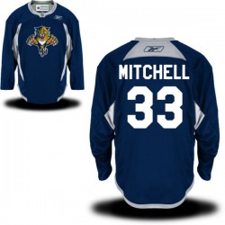 Willie Mitchell Florida Panthers Reebok Authentic Practice Alternate Jersey (Royal Blue)