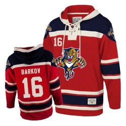 Aleksander Barkov Florida Panthers Authentic Old Time Hockey Sawyer Hooded Sweatshirt Jersey (Red)