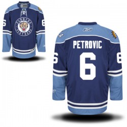 Alex Petrovic Florida Panthers Reebok Authentic Alternate Jersey (Navy Blue)