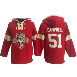 Brian Campbell Florida Panthers Premier Old Time Hockey Pullover Hoodie Jersey (Red)