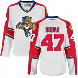 Colby Robak Florida Panthers Reebok Women's Authentic Away Jersey (White)