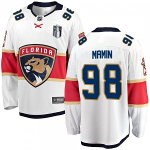 Maxim Mamin Florida Panthers Fanatics Branded Breakaway Away 2023 Stanley Cup Final Jersey (White)