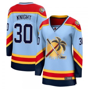 Spencer Knight Florida Panthers Fanatics Branded Women's Breakaway Special Edition 2.0 Jersey (Light Blue)