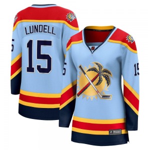 Anton Lundell Florida Panthers Fanatics Branded Women's Breakaway Special Edition 2.0 Jersey (Light Blue)