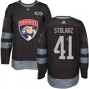 Anthony Stolarz Florida Panthers Youth Authentic 1917-2017 100th Anniversary Jersey (Black)