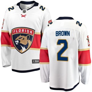 Josh Brown Florida Panthers Fanatics Branded Breakaway Away Jersey (White)