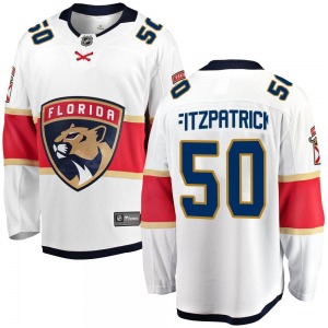 Evan Fitzpatrick Florida Panthers Fanatics Branded Breakaway Away Jersey (White)