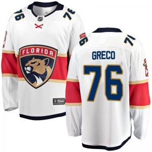 Anthony Greco Florida Panthers Fanatics Branded Breakaway Away Jersey (White)