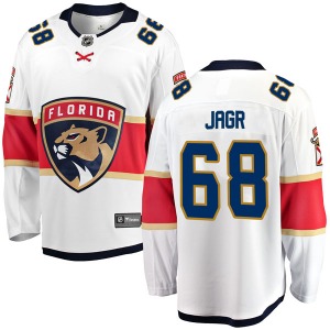 Jaromir Jagr Florida Panthers Fanatics Branded Breakaway Away Jersey (White)