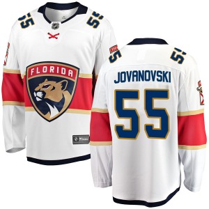 Ed Jovanovski Florida Panthers Fanatics Branded Breakaway Away Jersey (White)