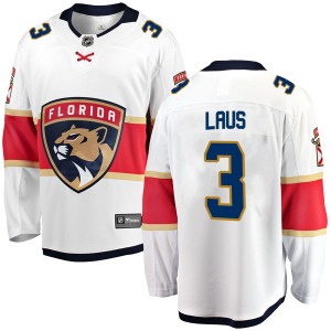 Paul Laus Florida Panthers Fanatics Branded Breakaway Away Jersey (White)