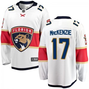 Derek Mackenzie Florida Panthers Fanatics Branded Breakaway Derek MacKenzie Away Jersey (White)