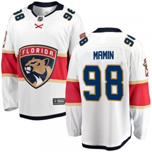 Maxim Mamin Florida Panthers Fanatics Branded Breakaway Away Jersey (White)