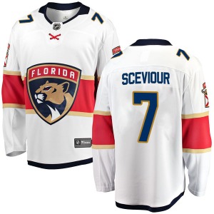 Colton Sceviour Florida Panthers Fanatics Branded Breakaway Away Jersey (White)