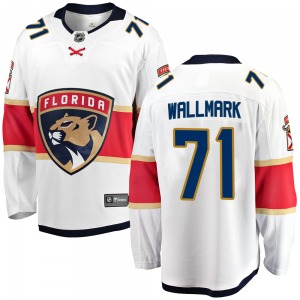 Lucas Wallmark Florida Panthers Fanatics Branded Breakaway Away Jersey (White)