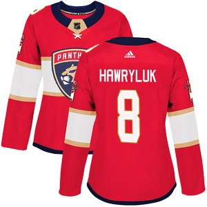 Jayce Hawryluk Florida Panthers Adidas Women's Authentic Home Jersey (Red)