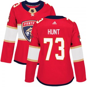 Dryden Hunt Florida Panthers Adidas Women's Authentic ized Home Jersey (Red)