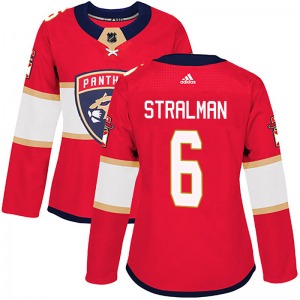 Anton Stralman Florida Panthers Adidas Women's Authentic Home Jersey (Red)