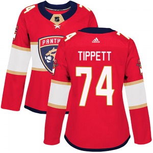 Owen Tippett Florida Panthers Adidas Women's Authentic ized Home Jersey (Red)