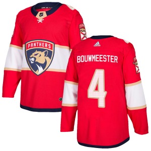 Jay Bouwmeester Florida Panthers Adidas Authentic Home Jersey (Red)
