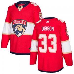 Christopher Gibson Florida Panthers Adidas Authentic Home Jersey (Red)