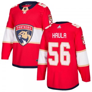 Erik Haula Florida Panthers Adidas Authentic ized Home Jersey (Red)