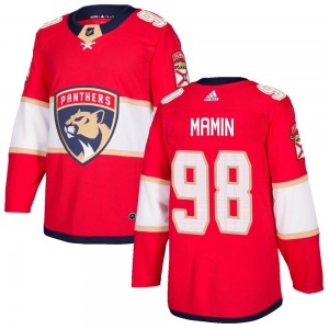 Maxim Mamin Florida Panthers Adidas Authentic Home Jersey (Red)
