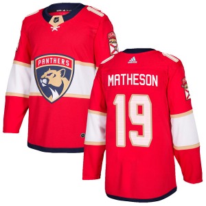 Michael Matheson Florida Panthers Adidas Authentic Home Jersey (Red)