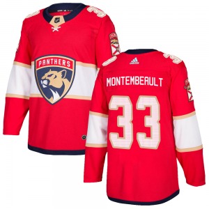 Sam Montembeault Florida Panthers Adidas Authentic Home Jersey (Red)