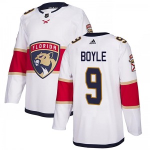 Brian Boyle Florida Panthers Adidas Authentic Away Jersey (White)
