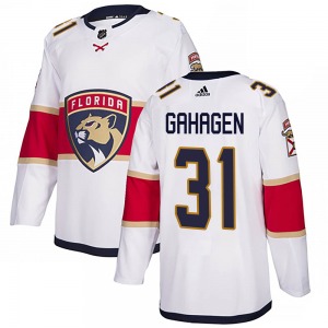 Christopher Gibson Florida Panthers Adidas Authentic Away Jersey (White)