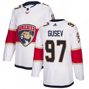 Nikita Gusev Florida Panthers Adidas Authentic Away Jersey (White)