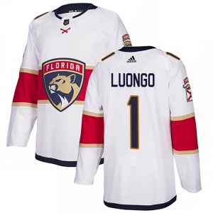 Roberto Luongo Florida Panthers Adidas Authentic Away Jersey (White)