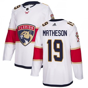 Michael Matheson Florida Panthers Adidas Authentic Away Jersey (White)