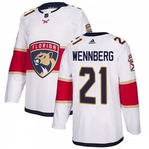 Alex Wennberg Florida Panthers Adidas Authentic Away Jersey (White)