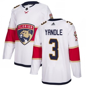 Keith Yandle Florida Panthers Adidas Authentic Away Jersey (White)