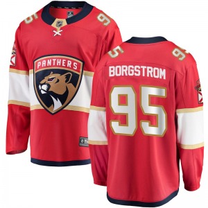 Henrik Borgstrom Florida Panthers Fanatics Branded Breakaway Home Jersey (Red)