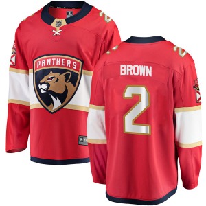 Josh Brown Florida Panthers Fanatics Branded Breakaway Home Jersey (Red)