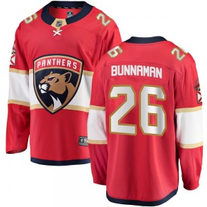 Connor Bunnaman Florida Panthers Fanatics Branded Breakaway Home Jersey (Red)
