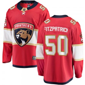 Evan Fitzpatrick Florida Panthers Fanatics Branded Breakaway Home Jersey (Red)
